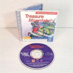Treasure Mountain! PC CD-ROM The Learning Company 1994 Edutainment Game Vintage